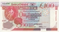 Bank Of Ireland Higher Values 100 Pounds, 28. 8.1992